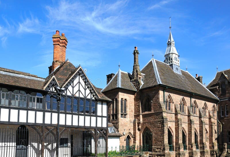 St Marys Priory Garden Buildings, Coventry. stock photo St Marys Priory Garden Buildings, Coventry. stock photo