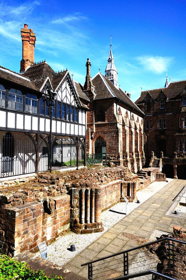 St Marys Priory Garden, Coventry. royalty free stock photography St Marys Priory Garden, Coventry. royalty free stock photography
