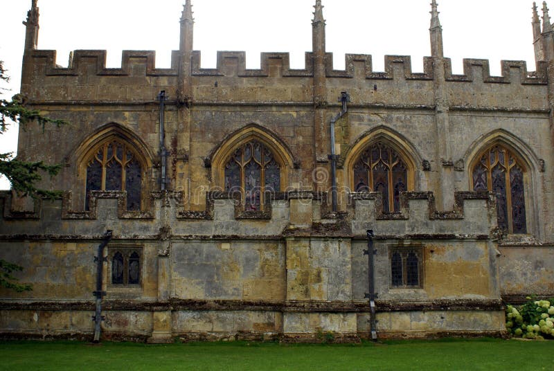 St. Maryâ€™s Church facade. Sudeley Castle Church in England