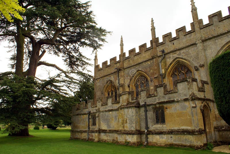 St. Maryâ€™s Church facade. Sudeley Castle Church in England