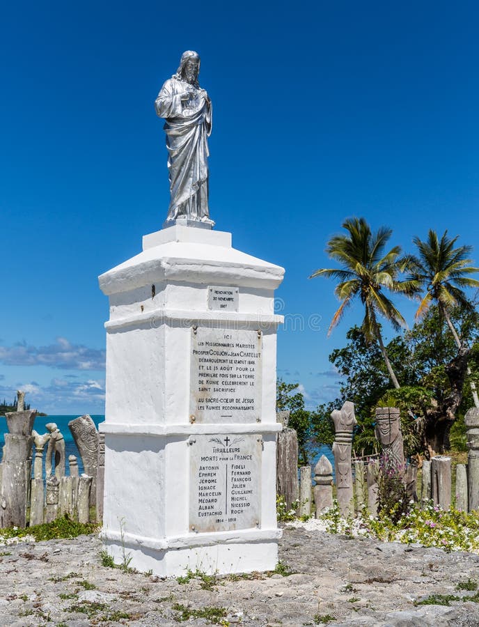 St Maurice Pomnik Na Wyspie Sosny Fotografia Editorial Obraz złożonej