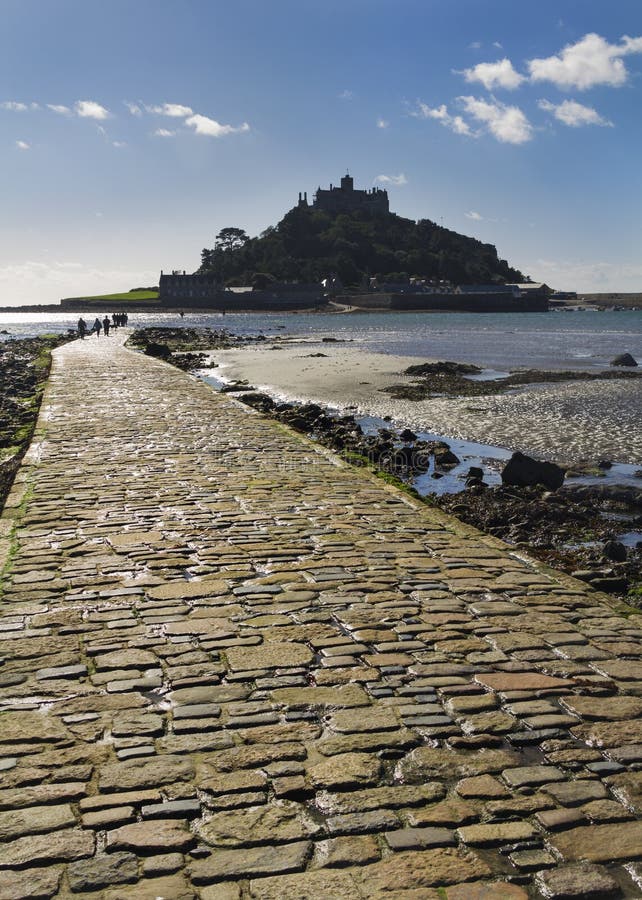 St Michael S Mount, Cornwall, UK Stock Image Image of history