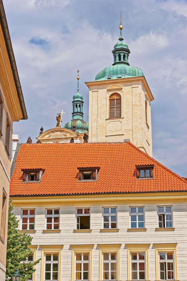 St Nicholas Cathedral in Old Town in Prague, Czech Republic