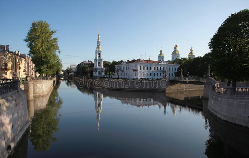 St. Nicholas Cathedral in St. Petersburg, Russia stock image St. Nicholas Cathedral in St. Petersburg, Russia stock image