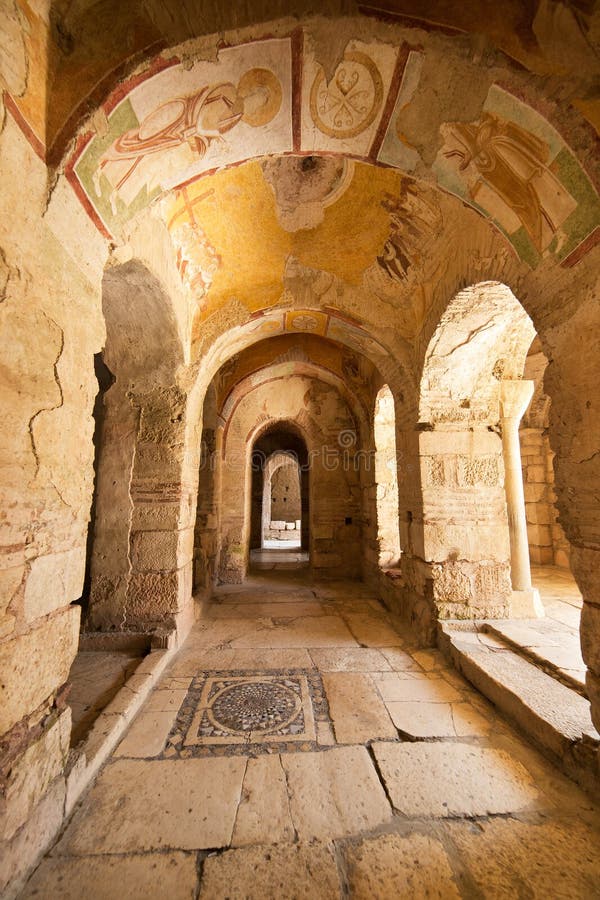St Nicholas Church dans Demre Turquie images libres de droits St Nicholas Church dans Demre Turquie images libres de droits