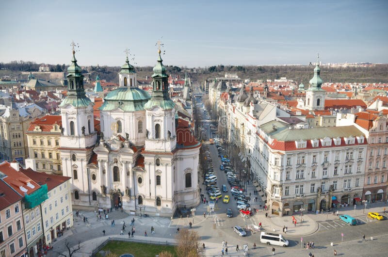 St. Nicholas Church Old Town Square, Prague, Czech Republic. St. Nicholas Church Old Town Square, Prague, Czech Republic