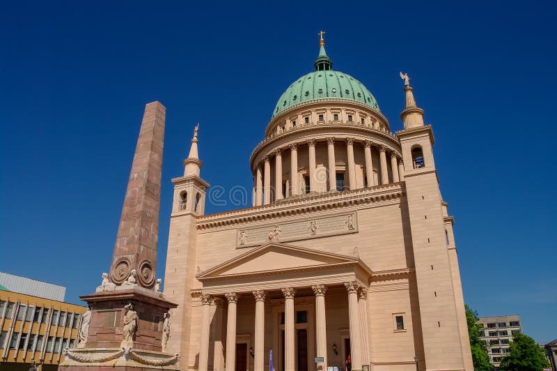 Sankt Nikolauskirche, Potsdam, Deutschland Stockbild Bild von