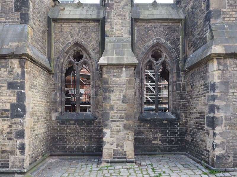 St Nicholas kościół ruiny w Hamburg zdjęcia stock St Nicholas kościół ruiny w Hamburg zdjęcia stock