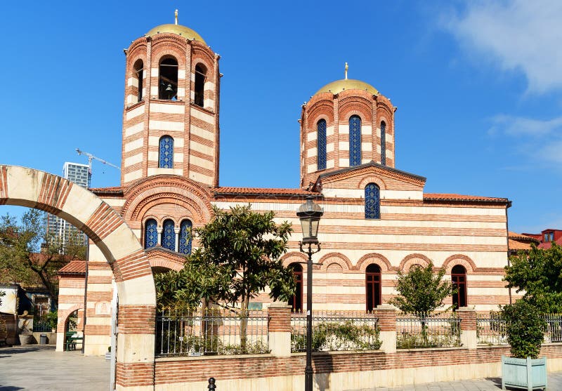 St Nicholas Orthodox Church in Batumi, Georgië royalty-vrije stock afbeelding St Nicholas Orthodox Church in Batumi, Georgië royalty-vrije stock afbeelding