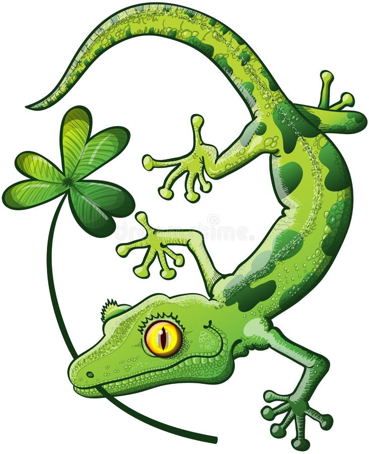 St Paddys Day Gecko