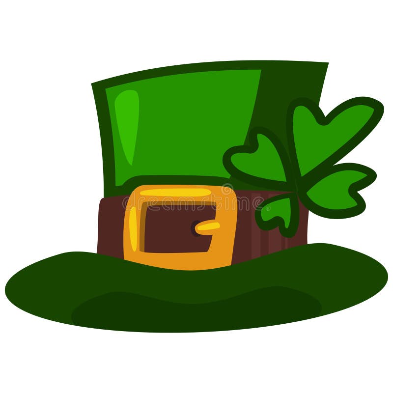 St Partick S Day Green Hat Vector Icon Isolated On A Transparent Background Stock Vector Illustration Of Buckle Object