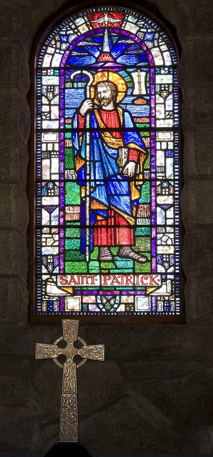 St patrick and cross stock photos St patrick and cross stock photos