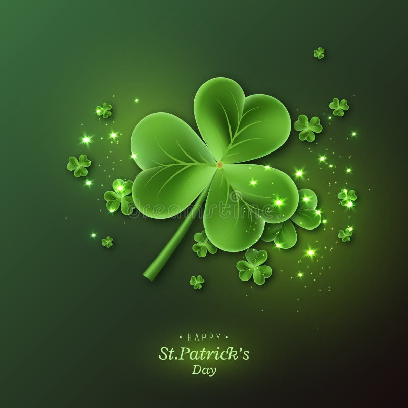 St Patrick & x27; s-dagbakgrund vektor illustrationer