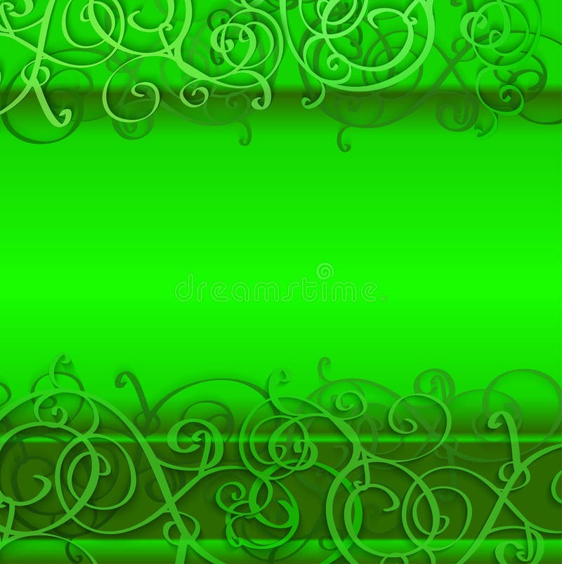 St. Patrick s day background in green colors.