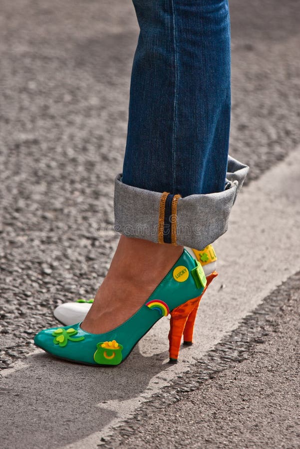 St Patrick s Day Shoes stock image. Image of holiday 17760349
