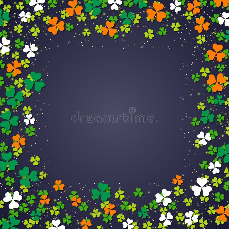 St.Patrick`s Day retro style elegant vector illustration