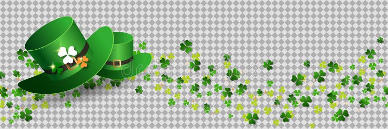 St.Patrick`s Day vector web banner template