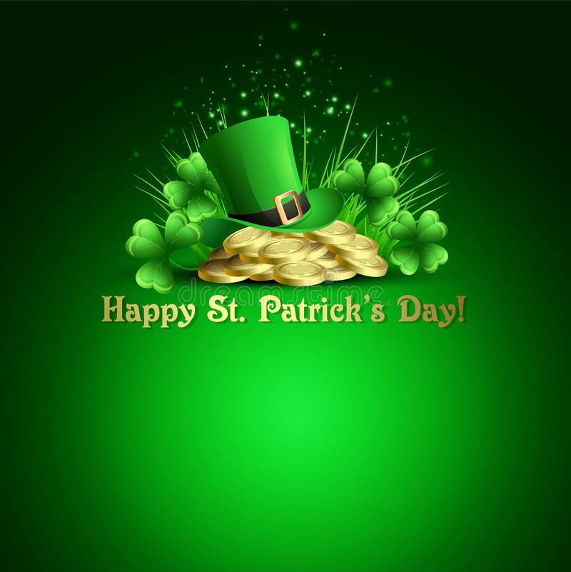 St.Patricks Dagachtergrond. vector illustratie St.Patricks Dagachtergrond. vector illustratie