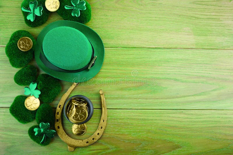 St Patricks Day Leprechaun. Holiday Frame. Greeting Happy St. Party ...