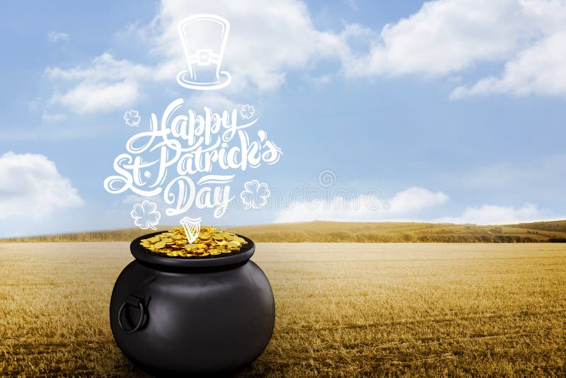 st patricks天问候的综合图象 库存例证 st patricks天问候的综合图象 库存例证