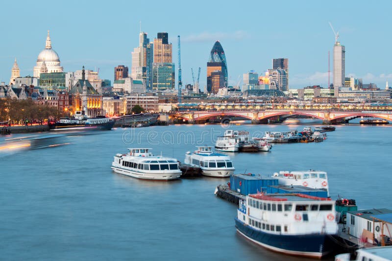 St Paul s Cathedral and River Thames