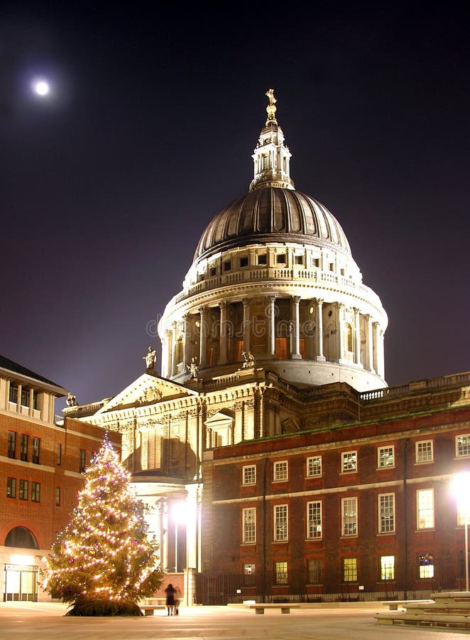 St Paul's Christmas Tree stock photo. Image of celebrations 1565876
