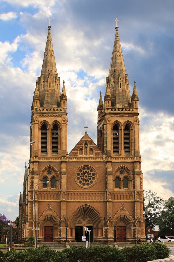 St. Peter Cathedral in Adelaide, South Australia Stock Photo Image of