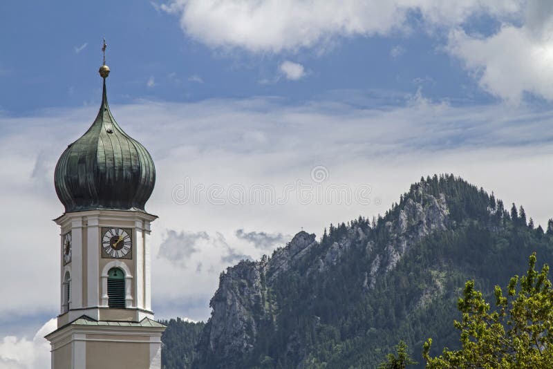 St. Peter and Paul, the Catholic parish church of Oberammergau was built in the Baroque style. St. Peter and Paul, the Catholic parish church of Oberammergau was built in the Baroque style