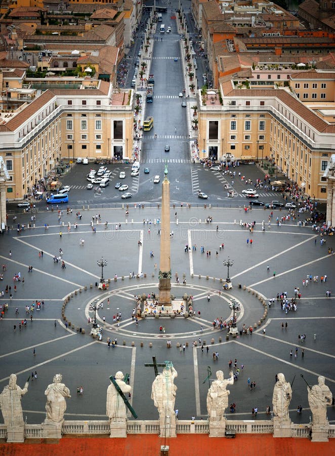 St. Peter s Square stock image. Image of metropolis, italy - 3271557