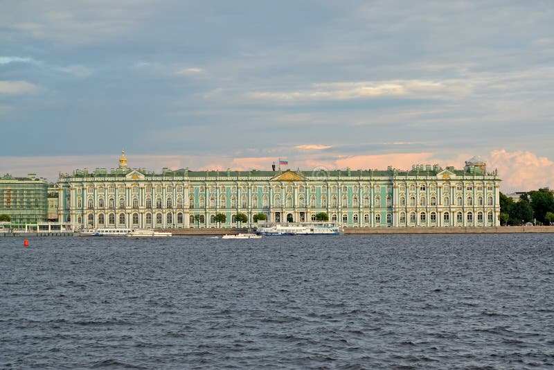 Boats on the St. Petersburg Channel Editorial Stock Image - Image of trip, voyag