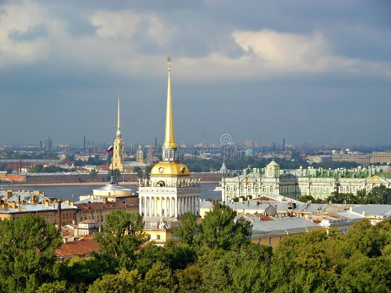 Roofs of Saint Petersburg. Roofs of Saint Petersburg