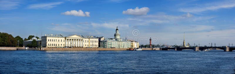 St Petersburg blu fotografie stock St Petersburg blu fotografie stock