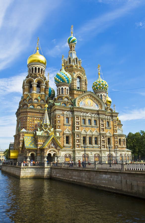 St Petersburg, catedral do Jesus Cristo no sangue imagens de stock St Petersburg, catedral do Jesus Cristo no sangue imagens de stock