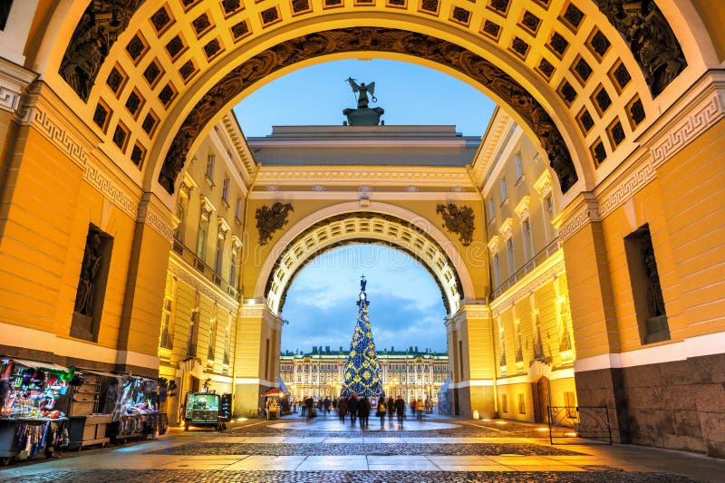 St Petersburg on Christmas