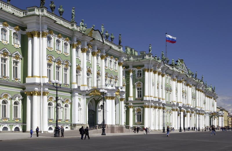 St. Petersburg - het Museum van de Kluis - Rusland stock afbeelding St. Petersburg - het Museum van de Kluis - Rusland stock afbeelding