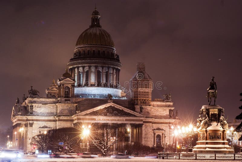 St Petersburg natt royaltyfri fotografi St Petersburg natt royaltyfri fotografi