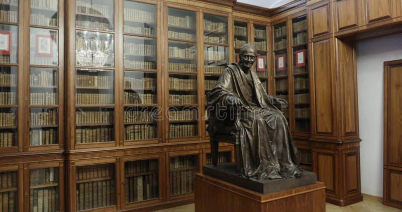 Voltaire`s personal library in the National Library of Russia, Saint Petersburg, Russia