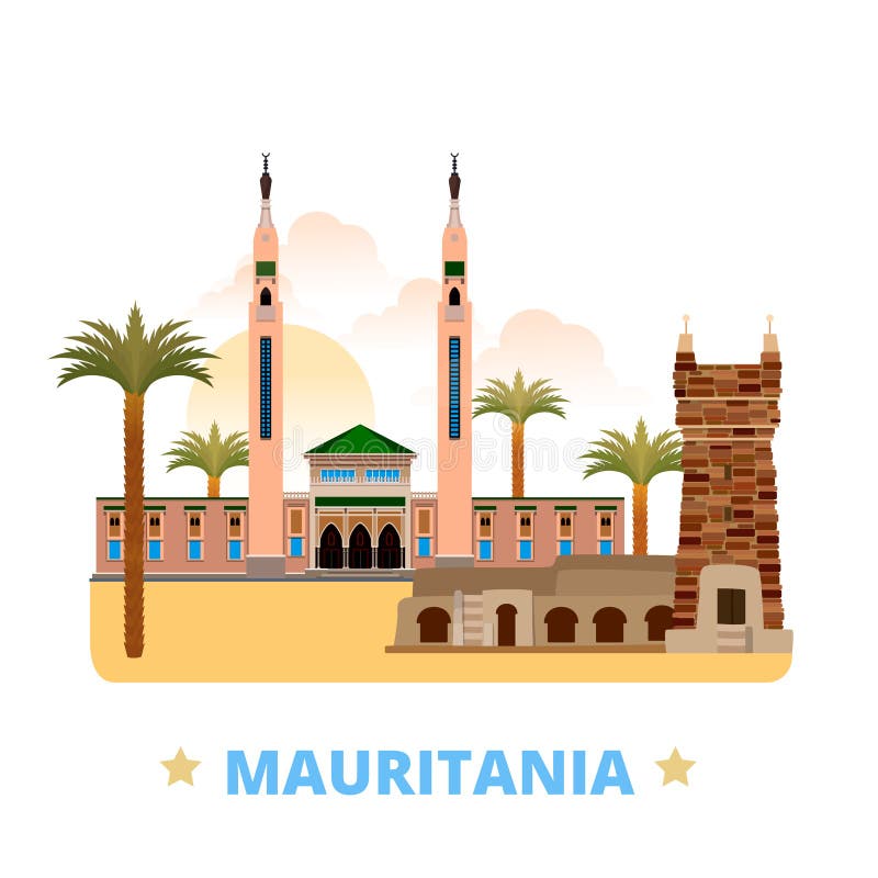 Mauritanie Drapeau Pays Intérieur Carte Contour Icône Logo. Carte Du Drapeau  De La Mauritanie. Drapeau Mauritanien Drapeau Mapthe Illustration de  Vecteur - Illustration du élément, nation: 220930547
