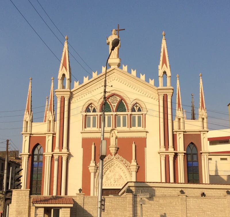 St. Rita Maronite Church, Heliopolis, Redaktionelles Foto Bild von