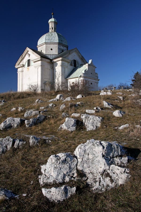 St sebastian паломничества церков стоковая фотография rf