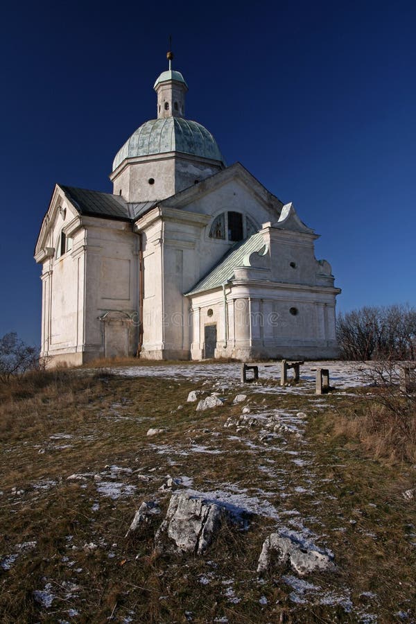 St sebastian паломничества церков стоковые изображения rf