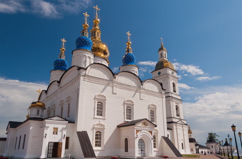 St Sophia-Assumption Cathedral in Tobolsk Kremlin. Siberia. Russ