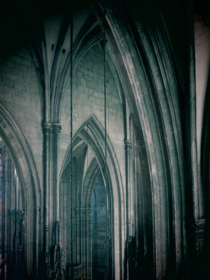 St. Stephan Cathedral interior royalty free stock images
