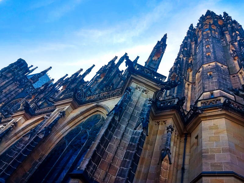 St vituskathedraal in de Tsjechische republiek van Praag royalty-vrije stock foto St vituskathedraal in de Tsjechische republiek van Praag royalty-vrije stock foto