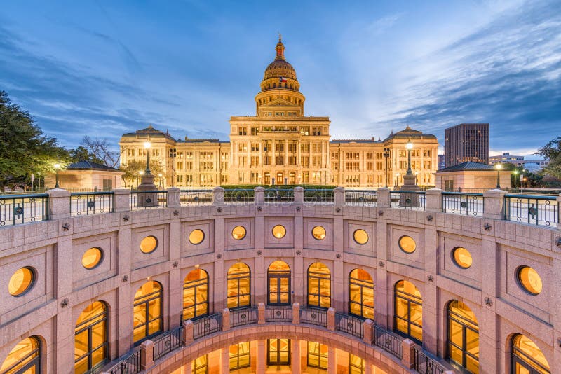 Austin, Texas, USA at the Texas State Capitol at dusk. Austin, Texas, USA at the Texas State Capitol at dusk.