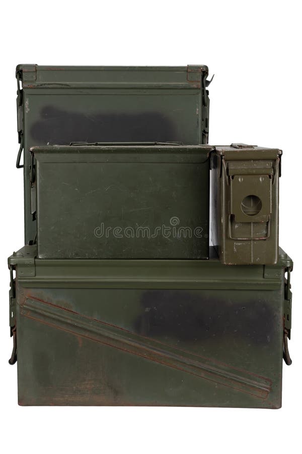 Stack of ammo cans stock image. Image of bullet, storage 253117699