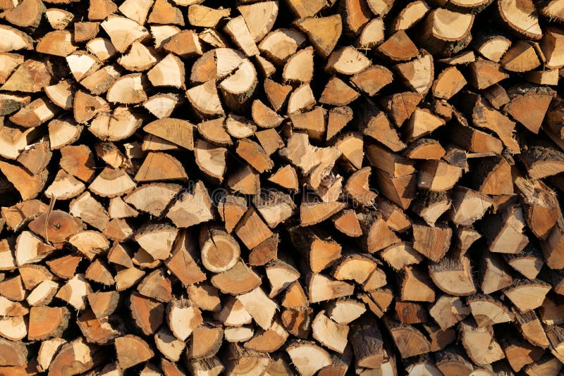 A stack of birch firewood stock photo. Image of firewood 35684818