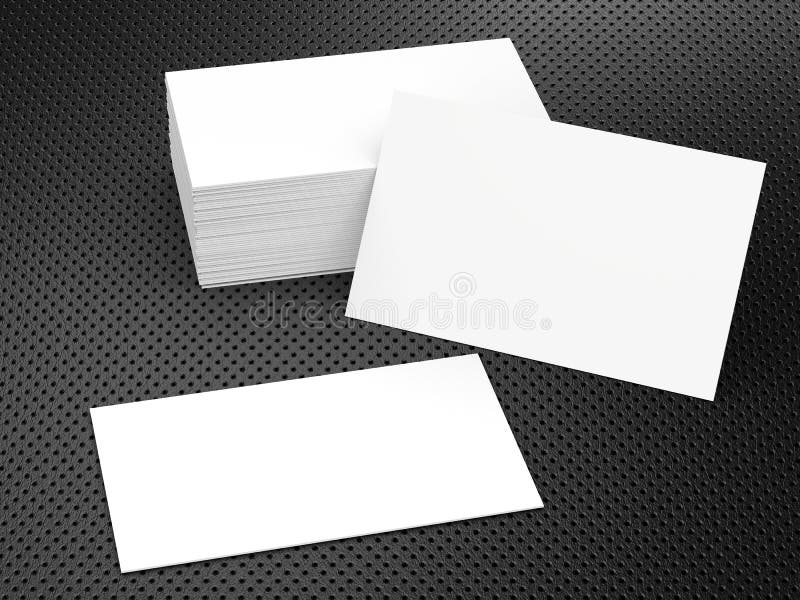 3d blank business cards Stock Photo by ©digitalgenetics 41084231