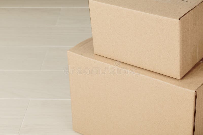 Download Open Blank Cardboard Box For Mockup Stock Image - Image of ...