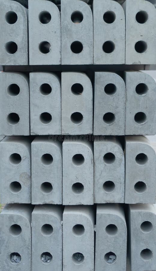 Stack of Block Bricks Pattern Texture Background. Raw Material for